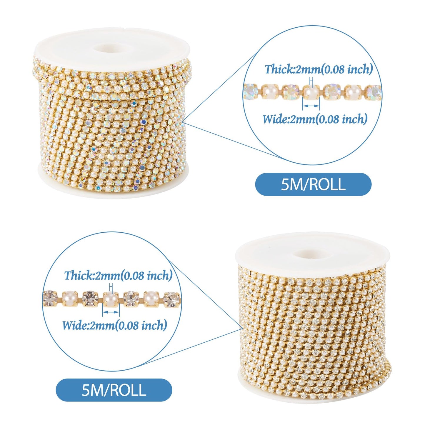 10 Yards 2mm Dark Purple Crystal Rhinestone Chain Trim for Sewing, Crafts, Jewelry, Shoes & Wedding Decorations