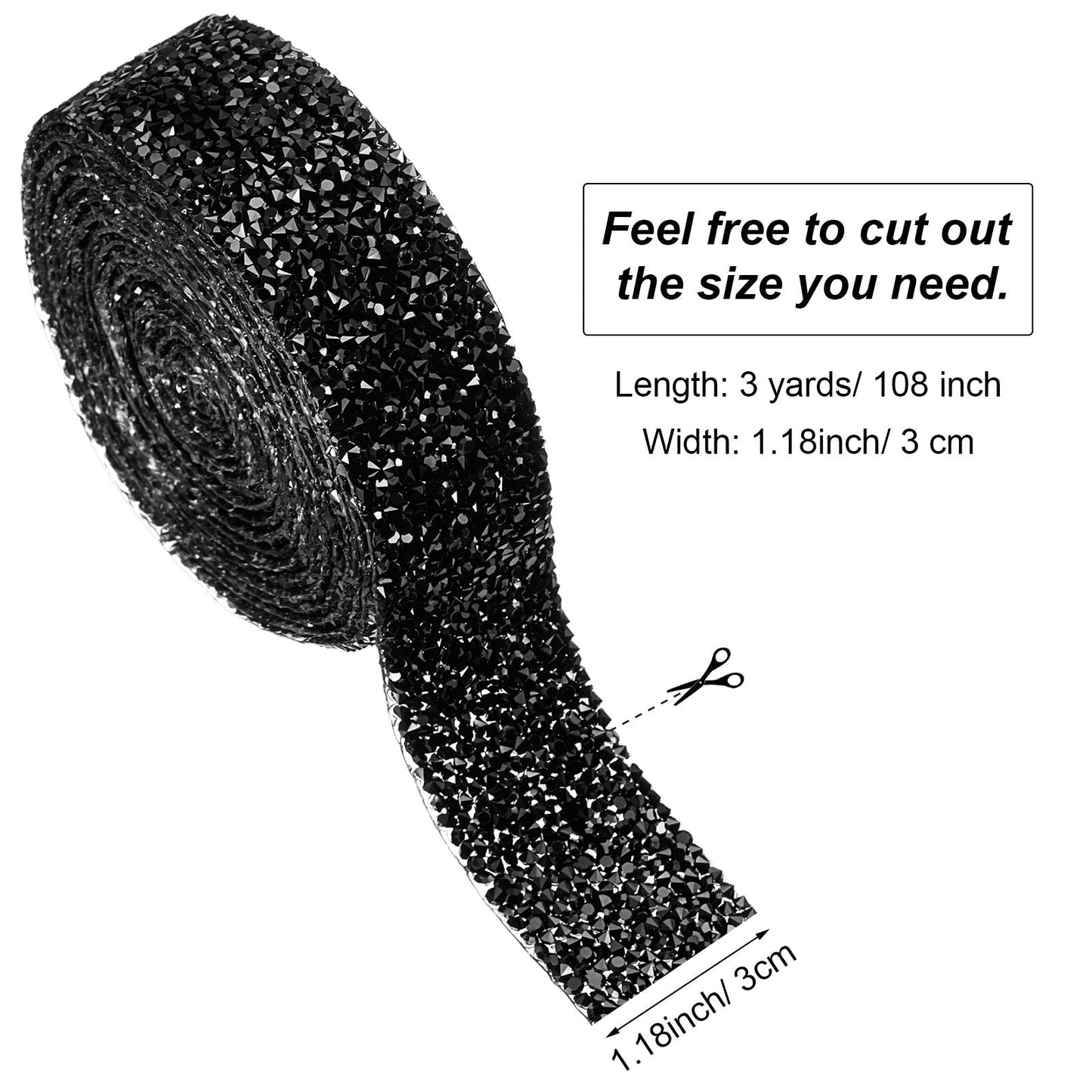 2 Yards 2 Row Rhinestone Trim Applique with White Pearls for Crafts, Clothing, Bridal Embellishments & Wedding Decorations