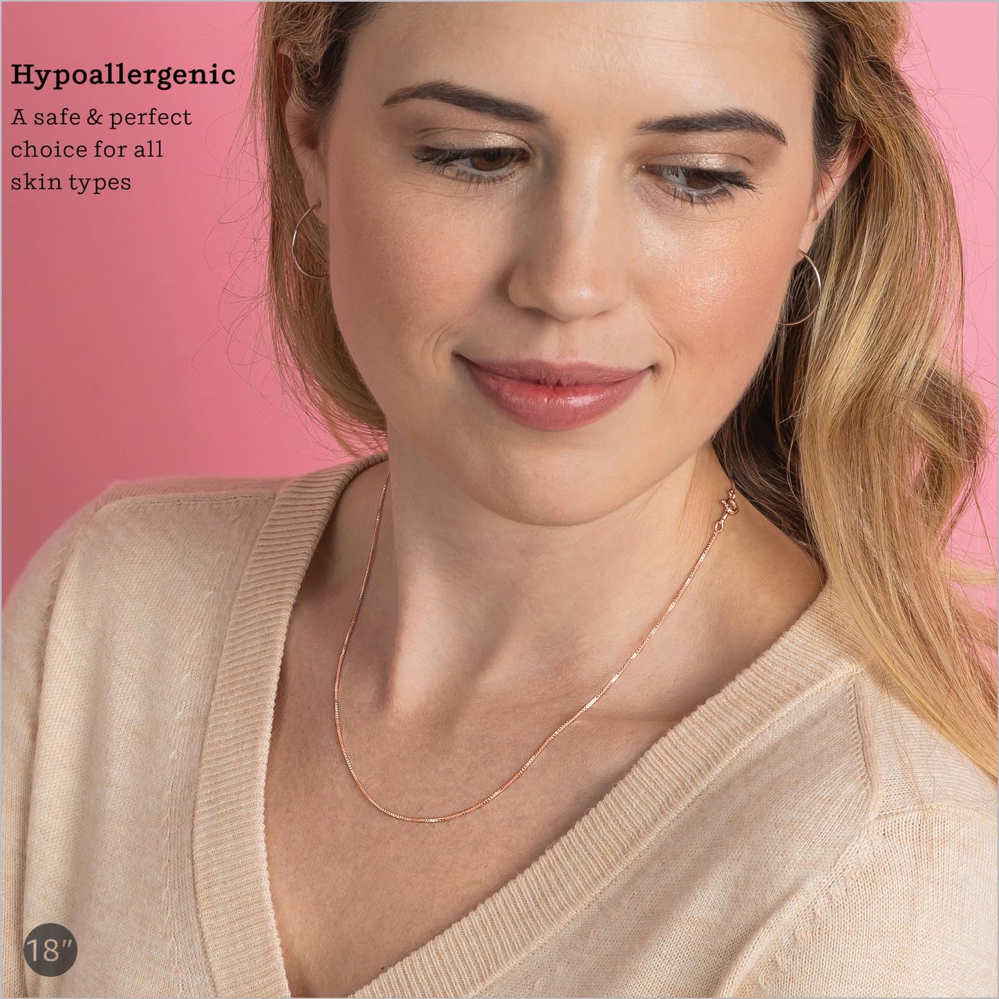 CHESKY Gold Necklace for Women-14K Gold Plated/Sterling Silver Plated Snake Chain Necklace Dainty Simple Chunky Herringbone Necklace Choker Necklaces Jewelry for Women