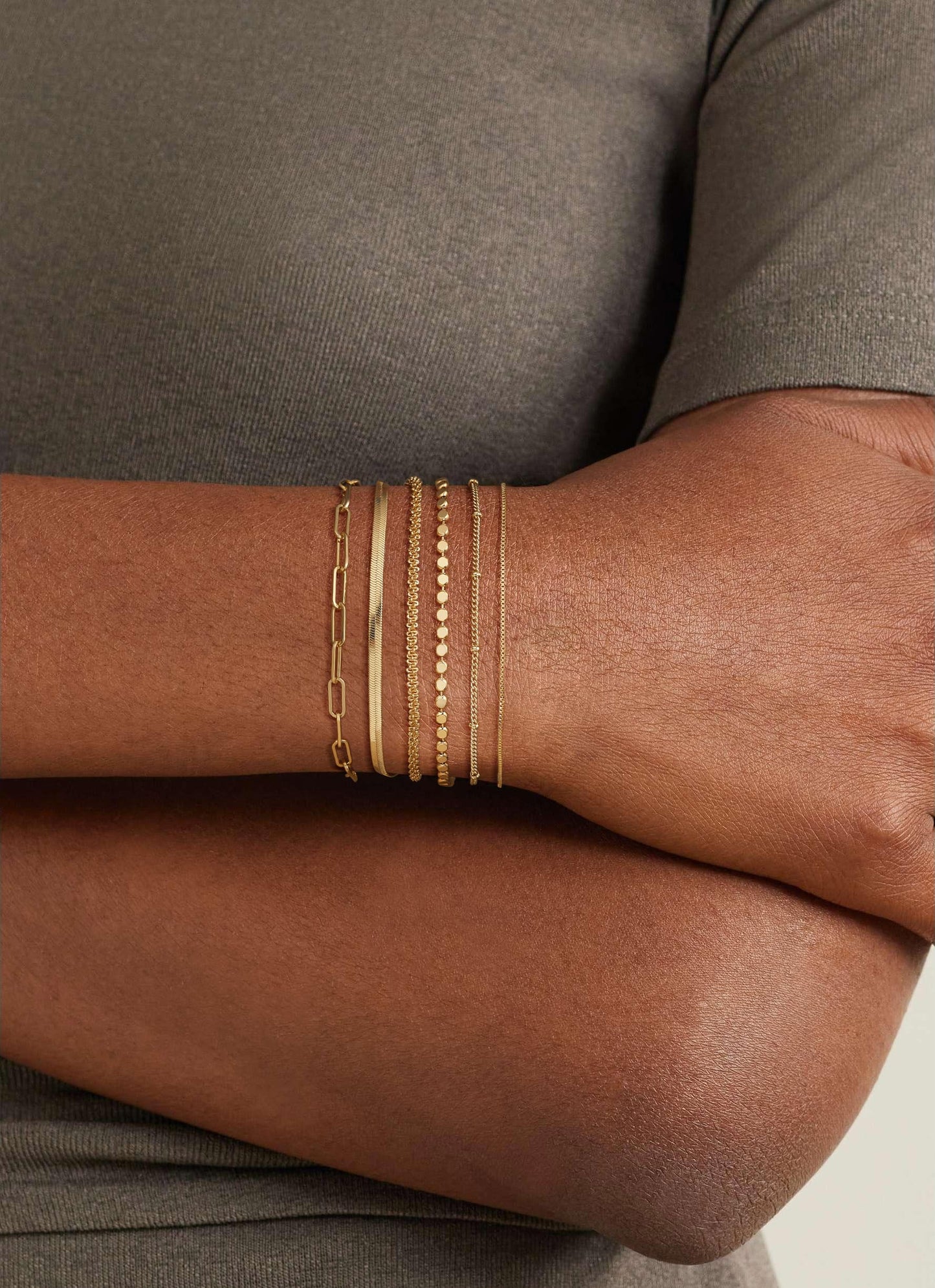 Bohemian Bracelet Set for Women, 6 Stackable Multi-Color Stretch Bracelets, Dainty Boho Hippie Jewelry