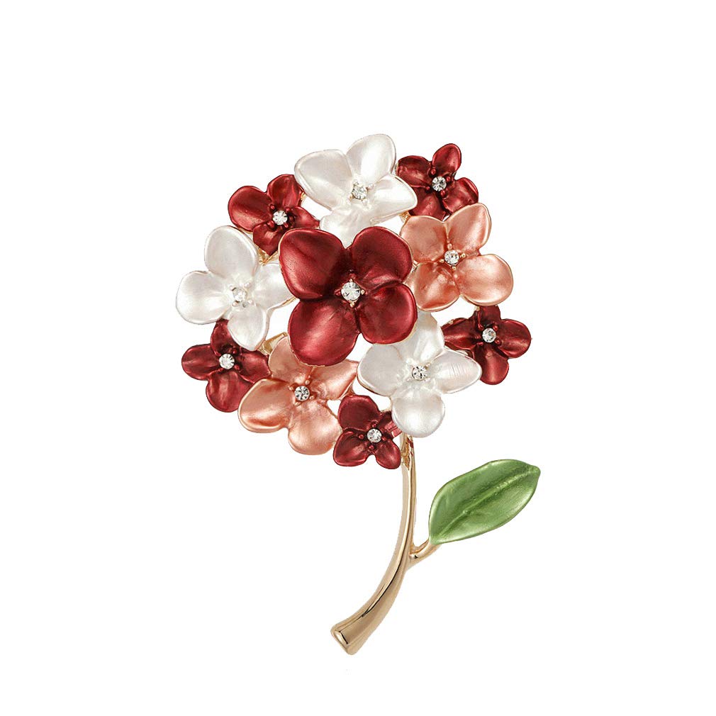 Large Rose Flower Brooch & Hair Clip Set for Women, Lapel Pins & Hat Pins for Dresses, Hair & Clothing Accessories