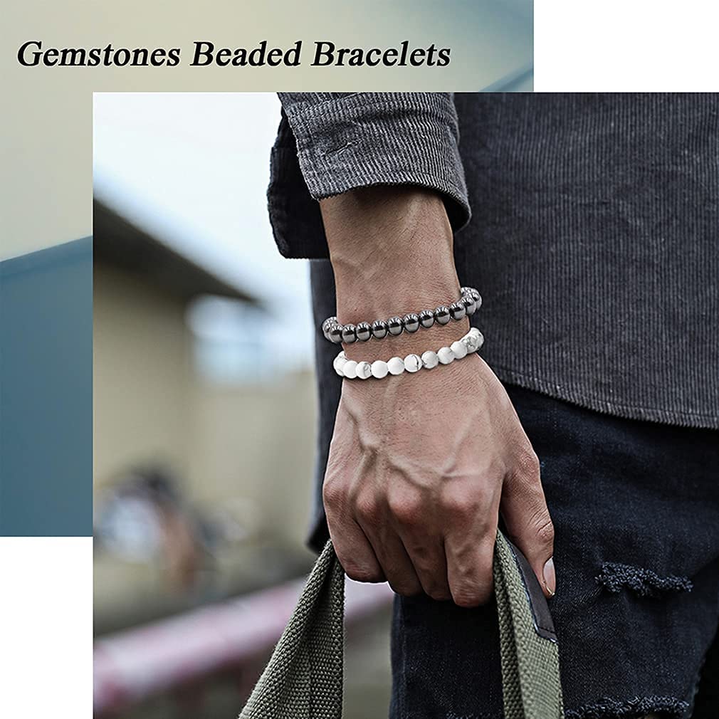 Handmade 4mm Moonstone Gemstone Stretch Bracelet, Crystal Healing Reiki Jewelry for Love and Friendship, Unisex