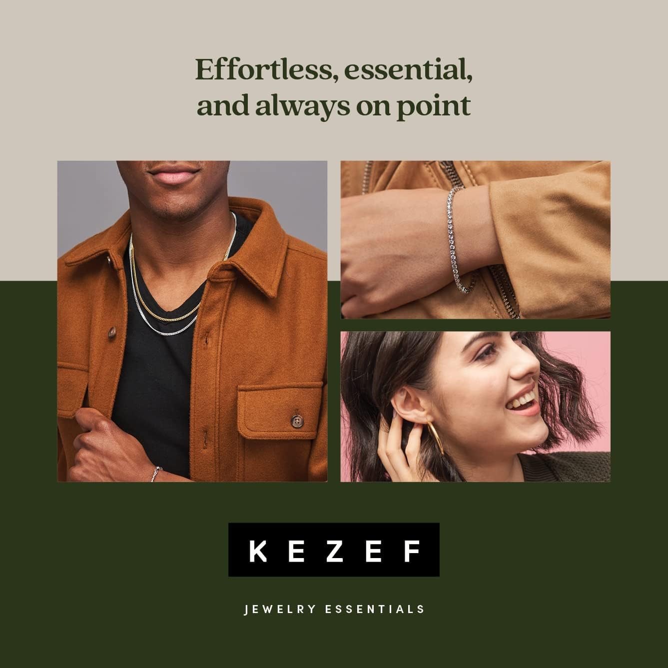 14K Gold or Sterling Silver Plated Snake Chain Necklace for Women, Dainty Chunky Herringbone Choker Jewelry