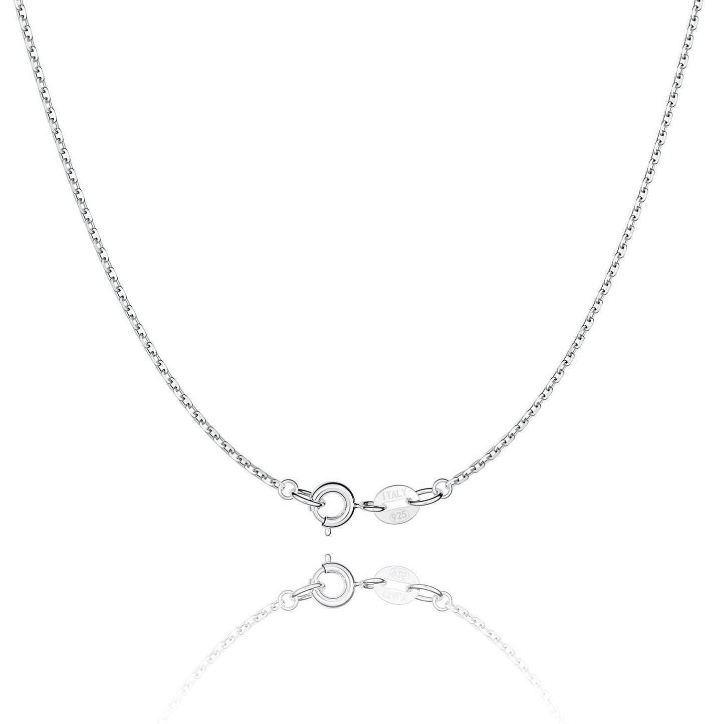Italian 925 Sterling Silver Braided Rope Chain Necklace for Men & Women, 2mm & 3mm Diamond-Cut