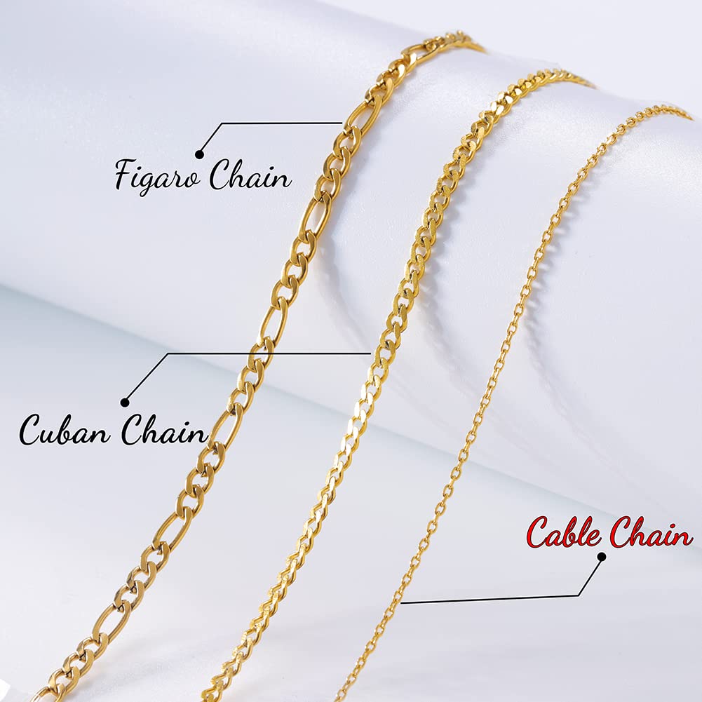 18K Gold Plated Personalized Name Necklace, Custom Name Plate Pendant Jewelry Gift for Women