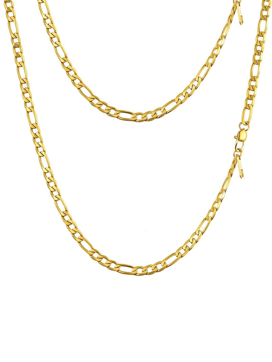 18K Gold Plated 925 Sterling Silver 1.2mm Cable Chain Necklace for Women, Thin and Dainty, 14"-24" Adjustable