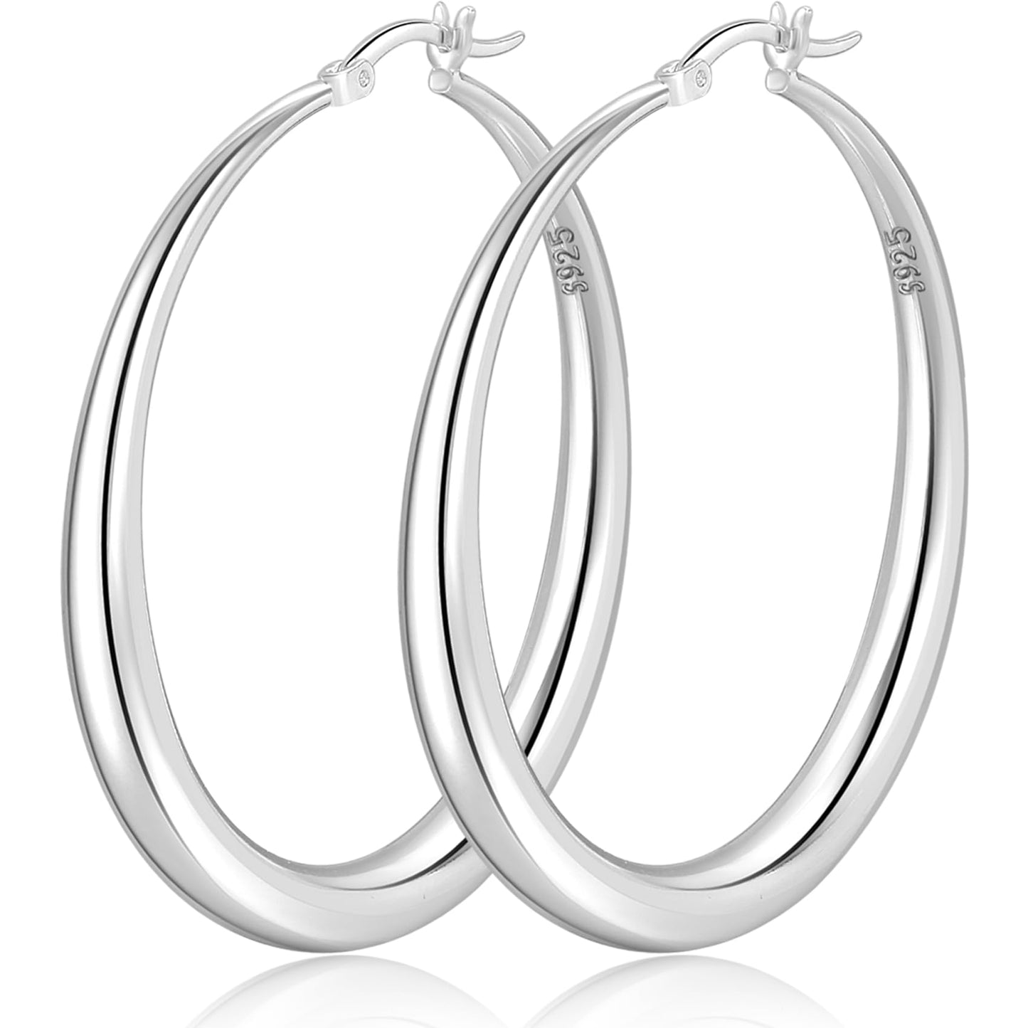 316L Surgical Stainless Steel Huggie Hoop Earrings, 6-14mm Hypoallergenic Hinged Sleeper Hoops for Men & Women