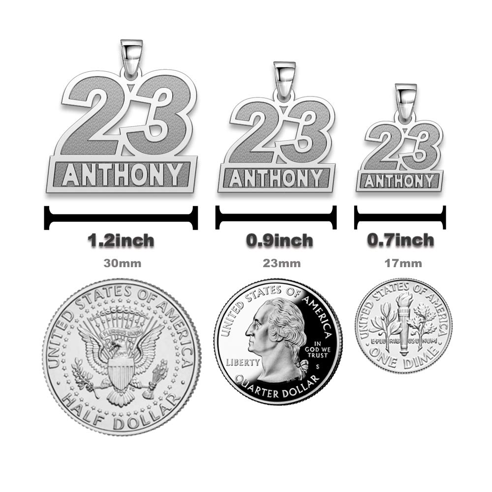 Custom Name Necklace, Personalized Sterling Silver Pendant, Customized Jewelry Gift