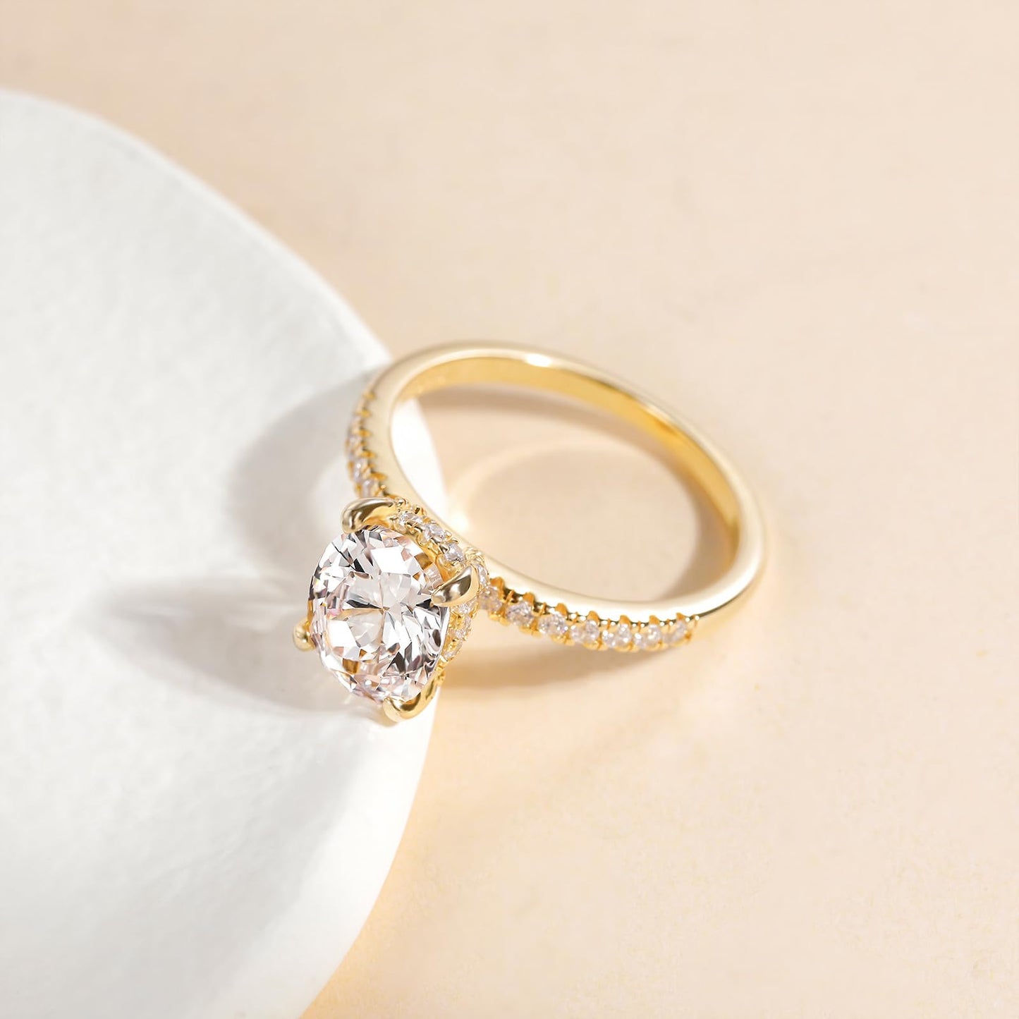 Fashewelry 10 Yards Pearl Chain Trim 2mm Golden Rhinestone Close Chain Tiny Banding for Sewing, Crafts, Shoes, Clothes, Nail Art, and Jewelry Making