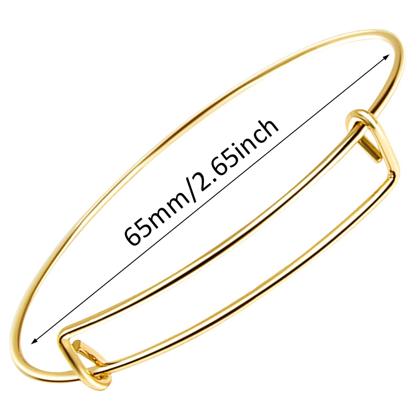 14K Gold Plated Cubic Zirconia Tennis Bracelet for Women, Adjustable Slider Bracelet