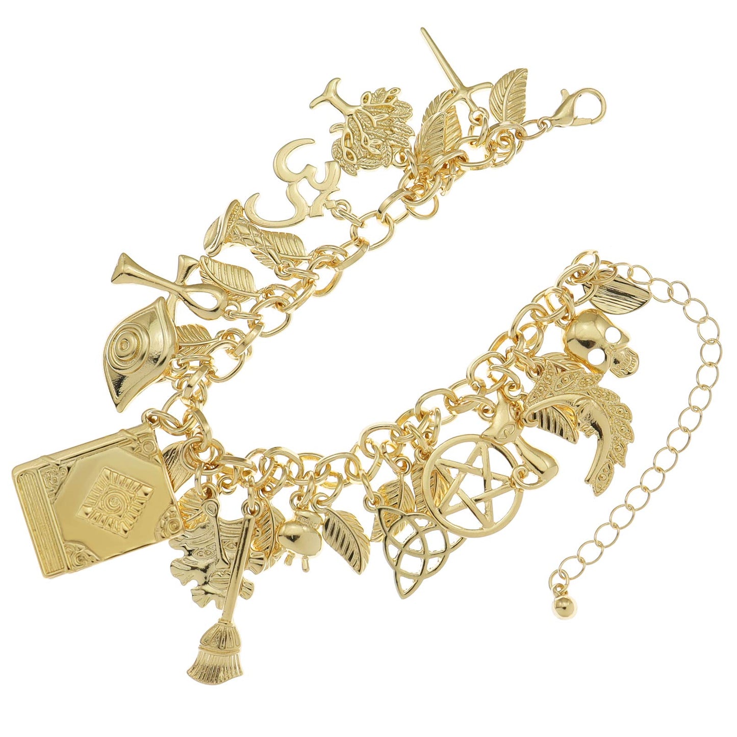 18K Gold Plated Heart Charm Bracelet for Women and Teens, Stainless Steel Link Chain with Bible Verse Pendant, OT Clasp, Birthday or Christmas Gift