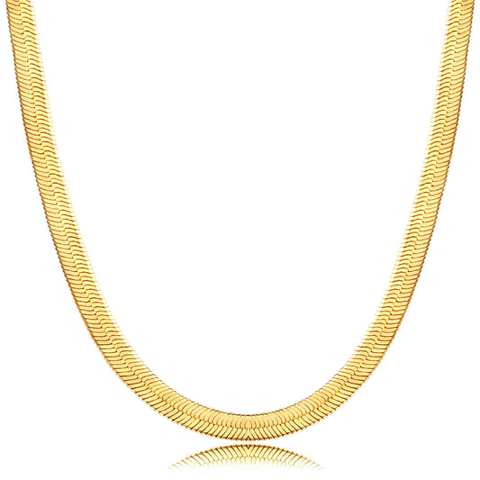 316L Stainless Steel Figaro Cuban Chain Necklace for Men, Black or 18K Gold Plated, 4-13mm, 14"-30" with Gift Box