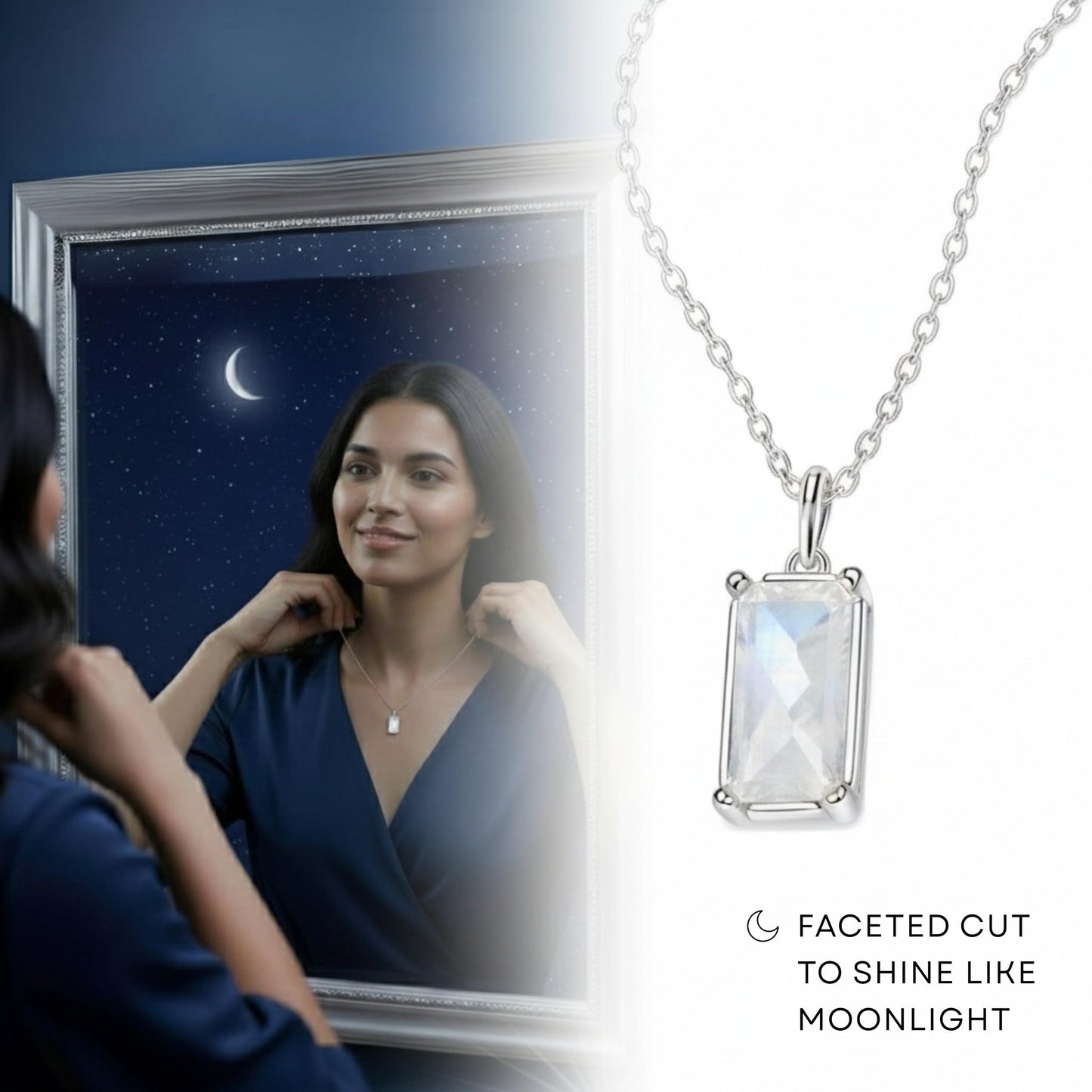 925 Sterling Silver Box Chain Necklace for Women, 0.8-1mm Italian Dainty & Sturdy Chain, 16-36 Inch Adjustable with Polishing Cloth