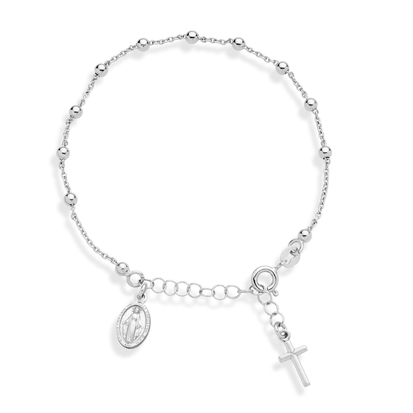 Fairytale Lucky Charms Cuff Bangle Bracelet with Cross, Leaf, Moon, Face, and Celtic Cat Designs