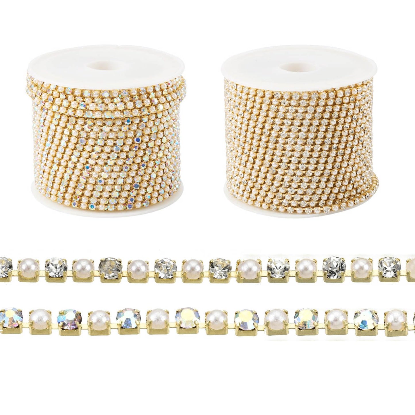 10 Yards 2mm Dark Purple Crystal Rhinestone Chain Trim for Sewing, Crafts, Jewelry, Shoes & Wedding Decorations