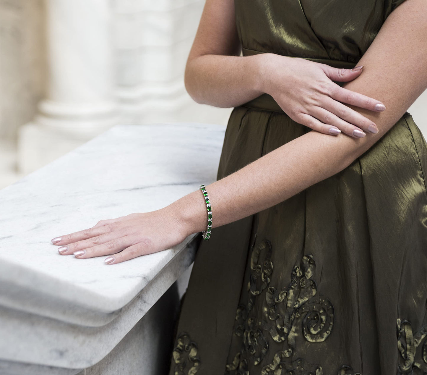 15pcs 8mm Semi-Precious Gemstone Beaded Bracelets, Round Stretch Stone Crystal Bracelets for Women and Men, Unisex