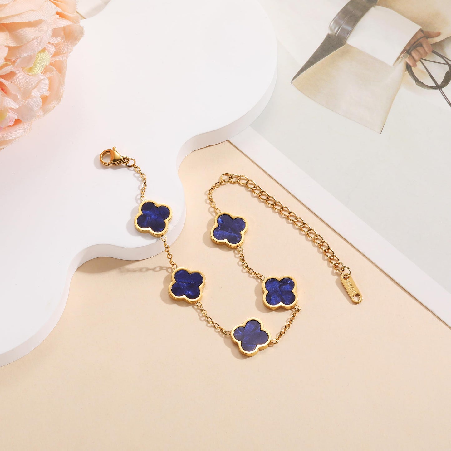 14K Gold Plated 3mm Cubic Zirconia Tennis Bracelet for Women, Classic Gold Bracelet, 6.5"-7.5"