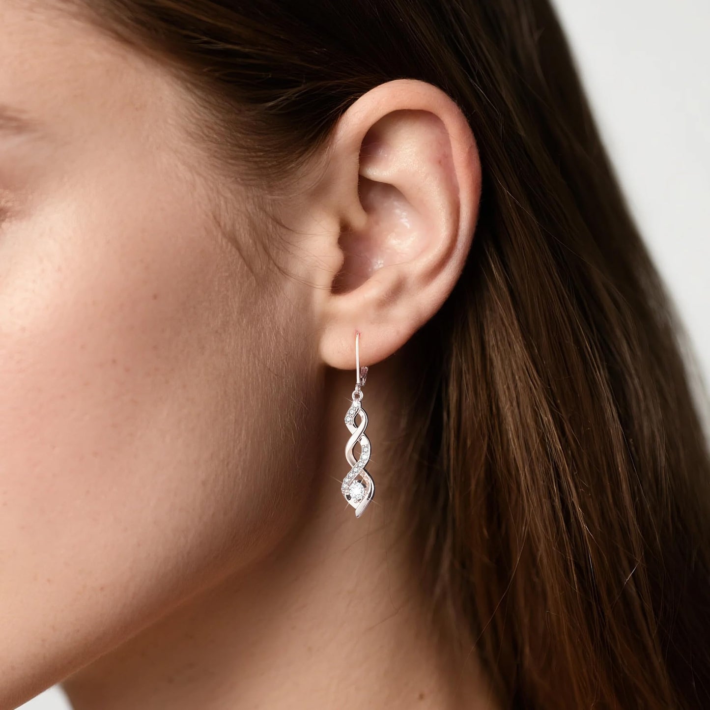 1.25CT 925 Sterling Silver Round Solitaire Cubic Zirconia Engagement Ring, Halo Promise Ring, Size 3-13