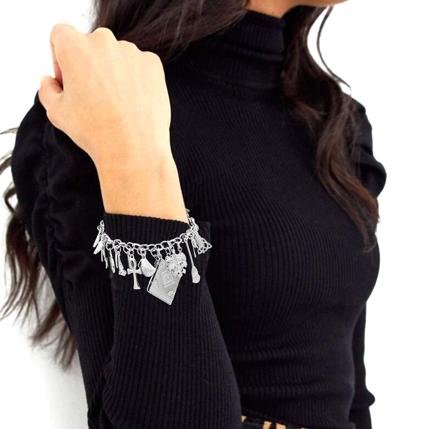 18K Gold Plated Heart Charm Bracelet for Women and Teens, Stainless Steel Link Chain with Bible Verse Pendant, OT Clasp, Gift for Birthday or Christmas