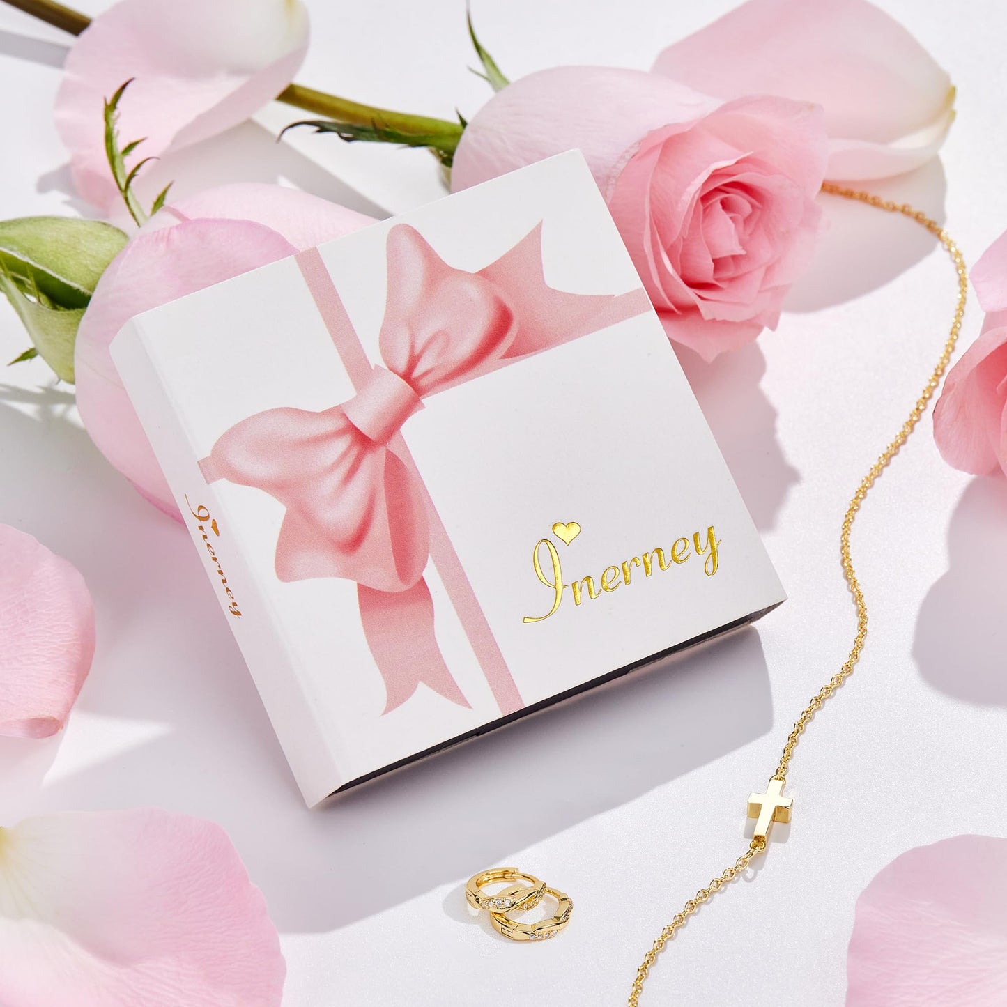 6 Pairs 14K Gold Plated Hoop Earrings Set for Women, Lightweight & Chunky Twisted Huggie Hoops, Hypoallergenic Jewelry Gift