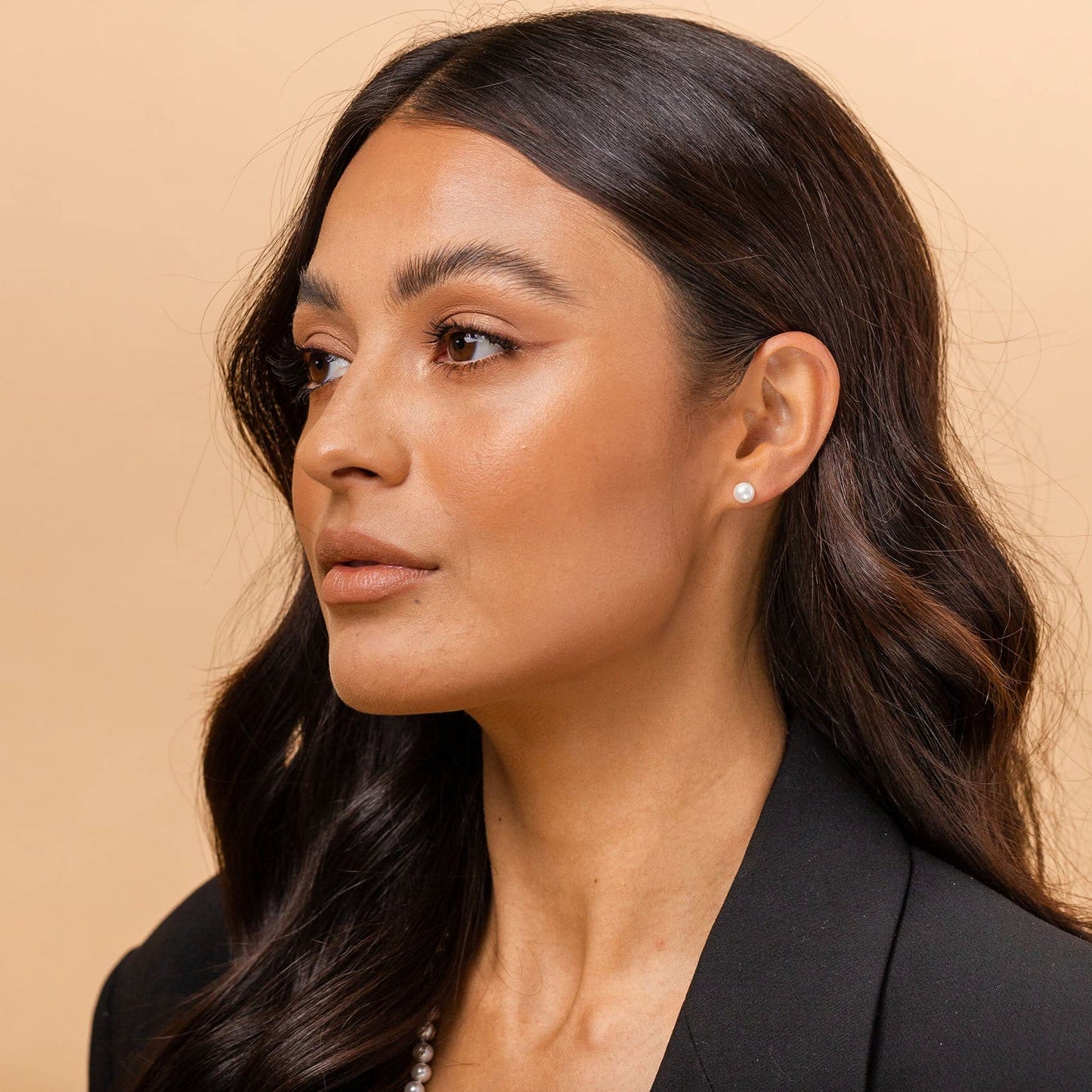 6 Pair Stainless Steel Hoop & Stud Earring Set for Women, Silver Tone Jewelry