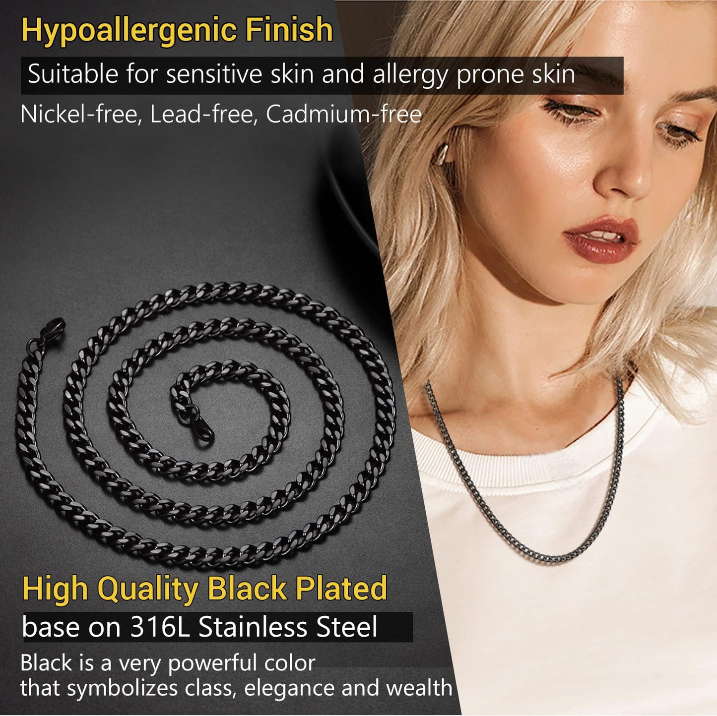 18K Gold Plated 925 Sterling Silver 1.2mm Cable Chain Necklace for Women, Thin Dainty Sturdy, 14"-24" Adjustable