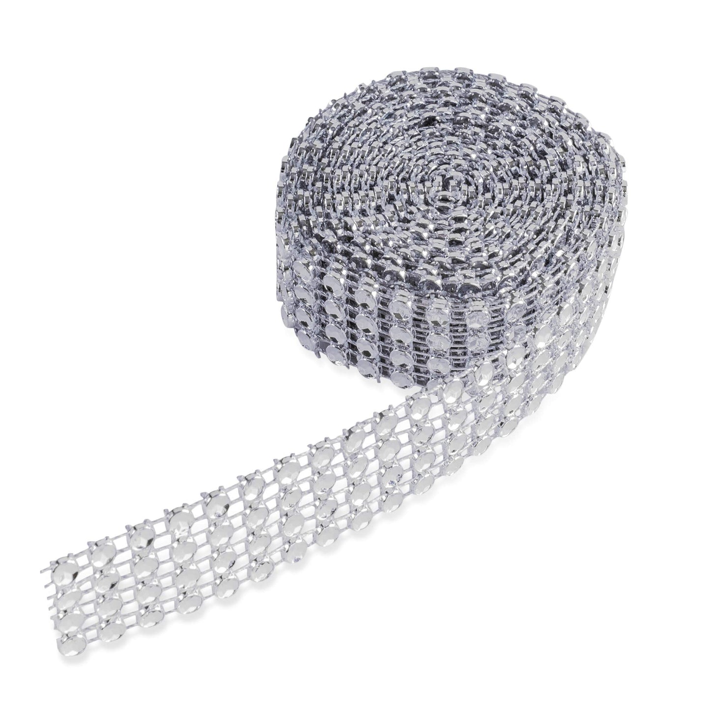 1 Yard x 3cm Grey Rhinestone Beaded Trim Hotfix Ribbon Iron-On Applique for DIY Wedding Dress & Craft Decorations