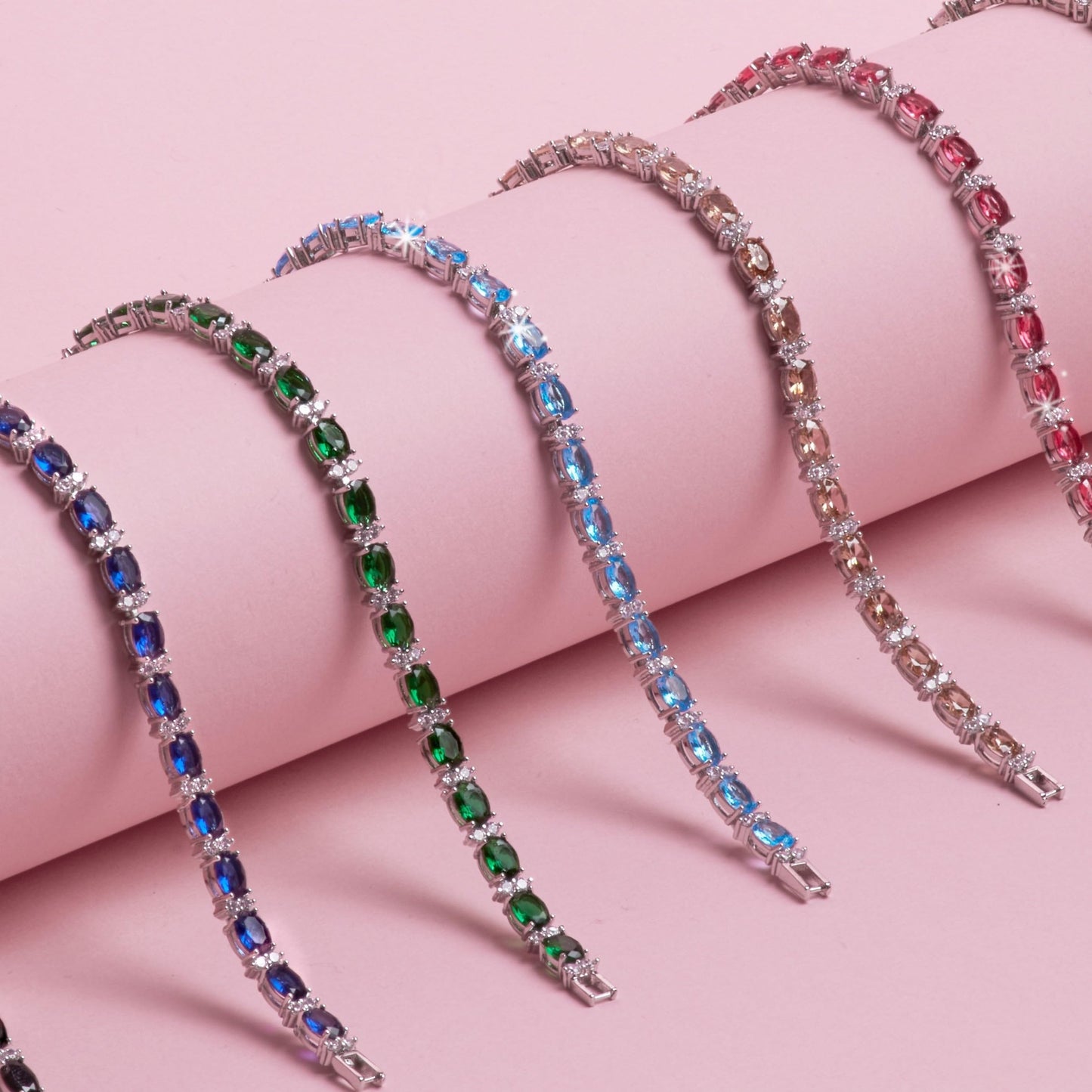 15pcs 8mm Semi-Precious Gemstone Beaded Bracelets, Round Stretch Stone Crystal Bracelets for Women and Men, Unisex