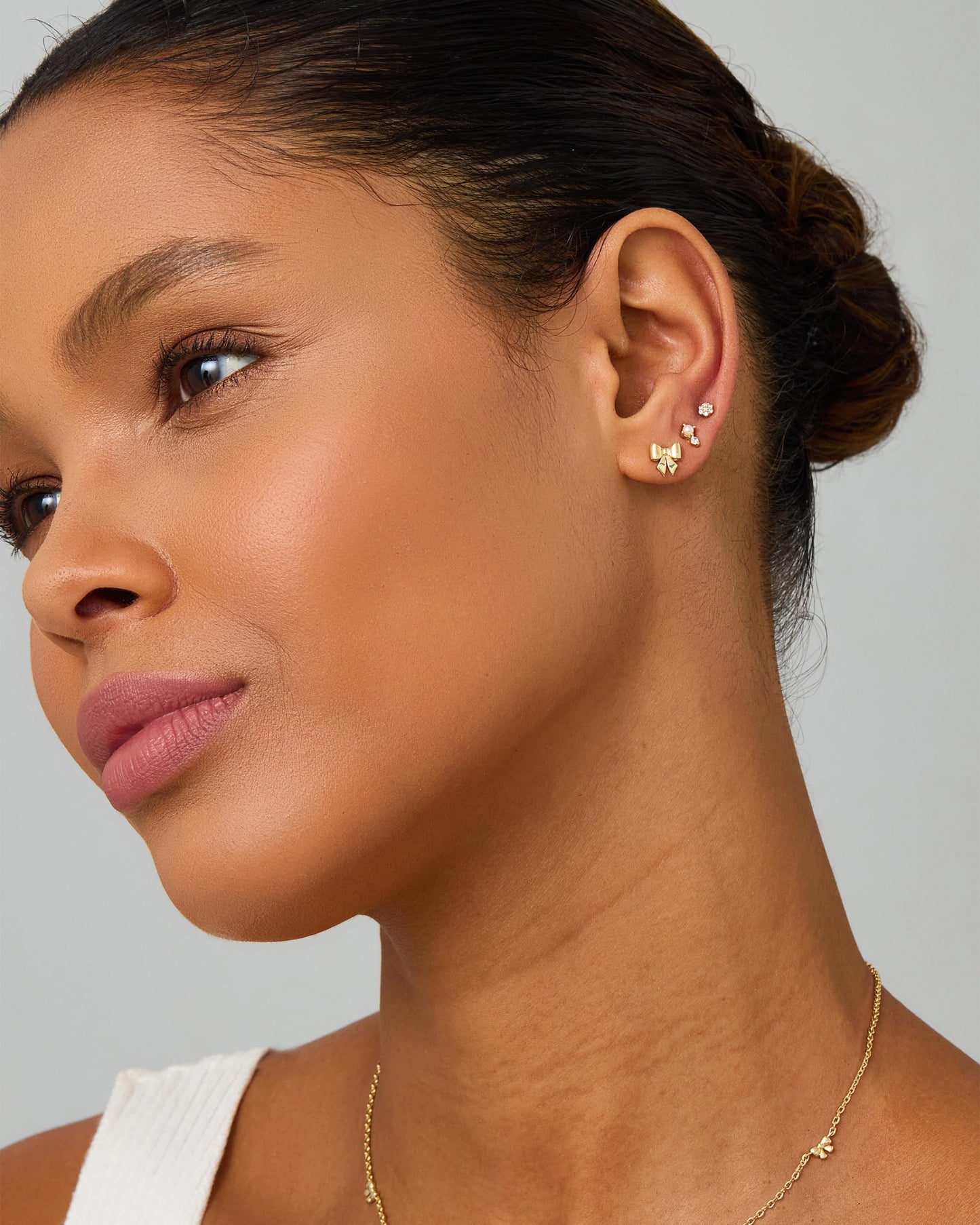 4 Pairs Gold & Silver 14K Gold Plated Hoop Earrings Set for Women, Hypoallergenic Lightweight Dangle Hoops