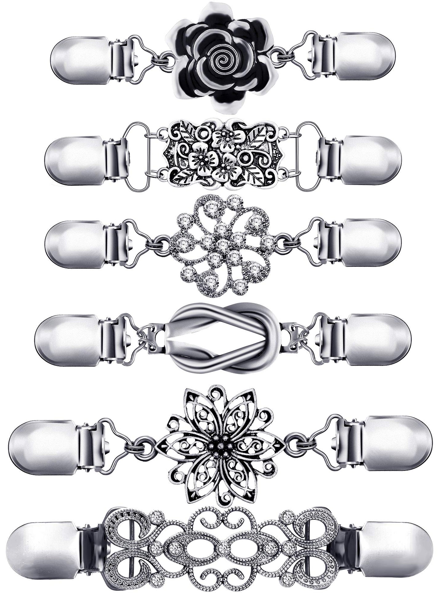 Vintage Austrian Crystal Flower Brooch Pin for Women, Elegant Wedding Accessory