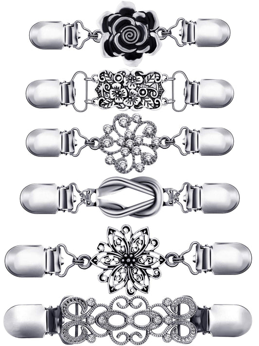 Vintage Austrian Crystal Flower Brooch Pin for Women, Elegant Wedding Accessory