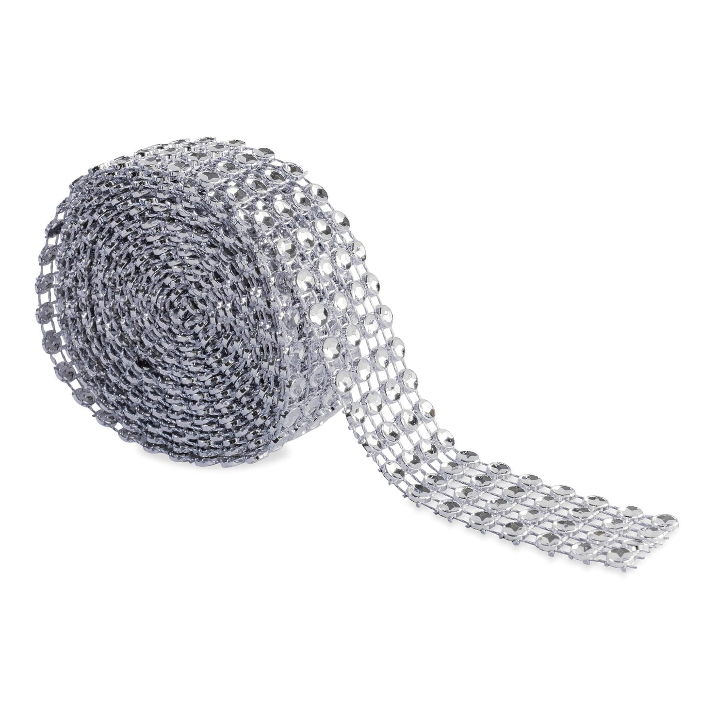 1 Yard x 3cm Grey Rhinestone Beaded Trim Hotfix Ribbon Iron-On Applique for DIY Wedding Dress & Craft Decorations