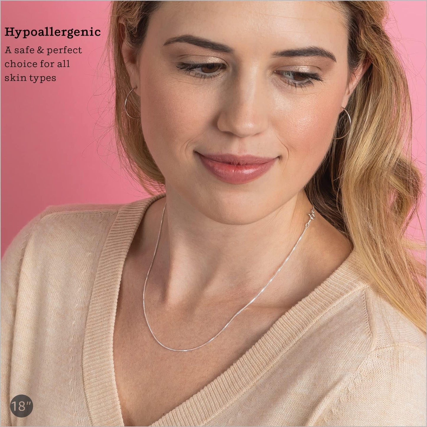 14K Gold or Sterling Silver Plated Snake Chain Necklace for Women, Dainty Chunky Herringbone Choker Jewelry