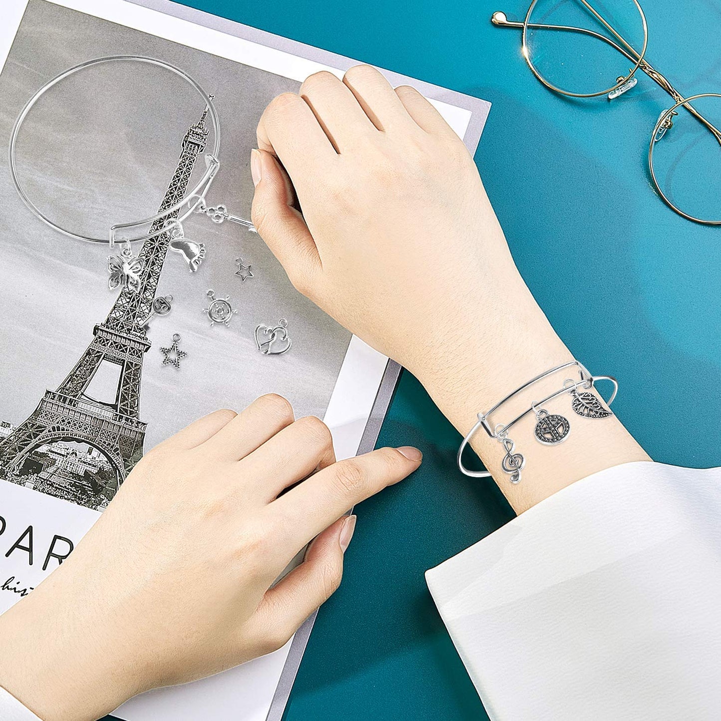 PAVOI 14K Gold Plated 3mm Cubic Zirconia Classic Tennis Bracelet | Gold Bracelets for Women | Size 6.5-7.5 Inch