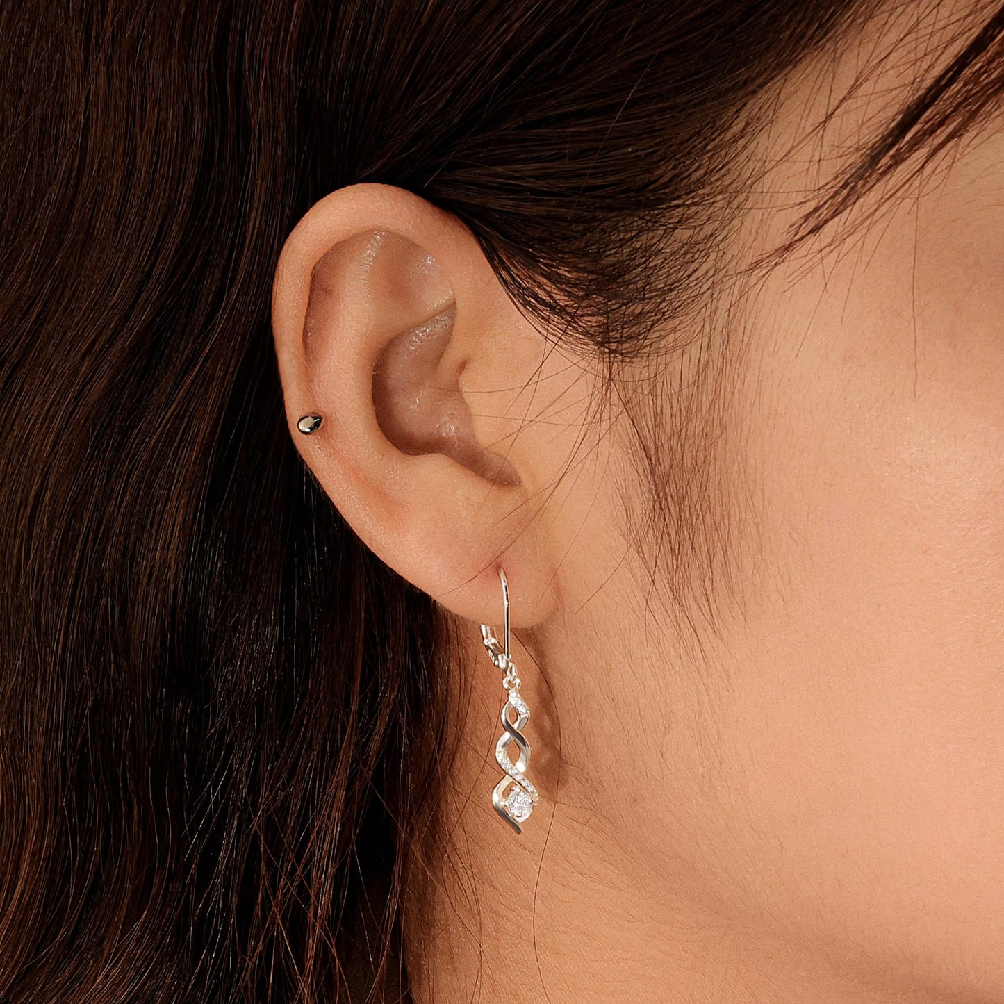 1.25CT 925 Sterling Silver Round Solitaire Cubic Zirconia Engagement Ring, Halo Promise Ring, Size 3-13