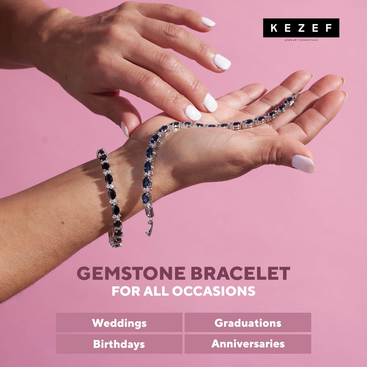 Bohemian Bracelet Set for Women, 6 Stackable Multi-Color Stretch Bracelets, Dainty Boho Hippie Jewelry