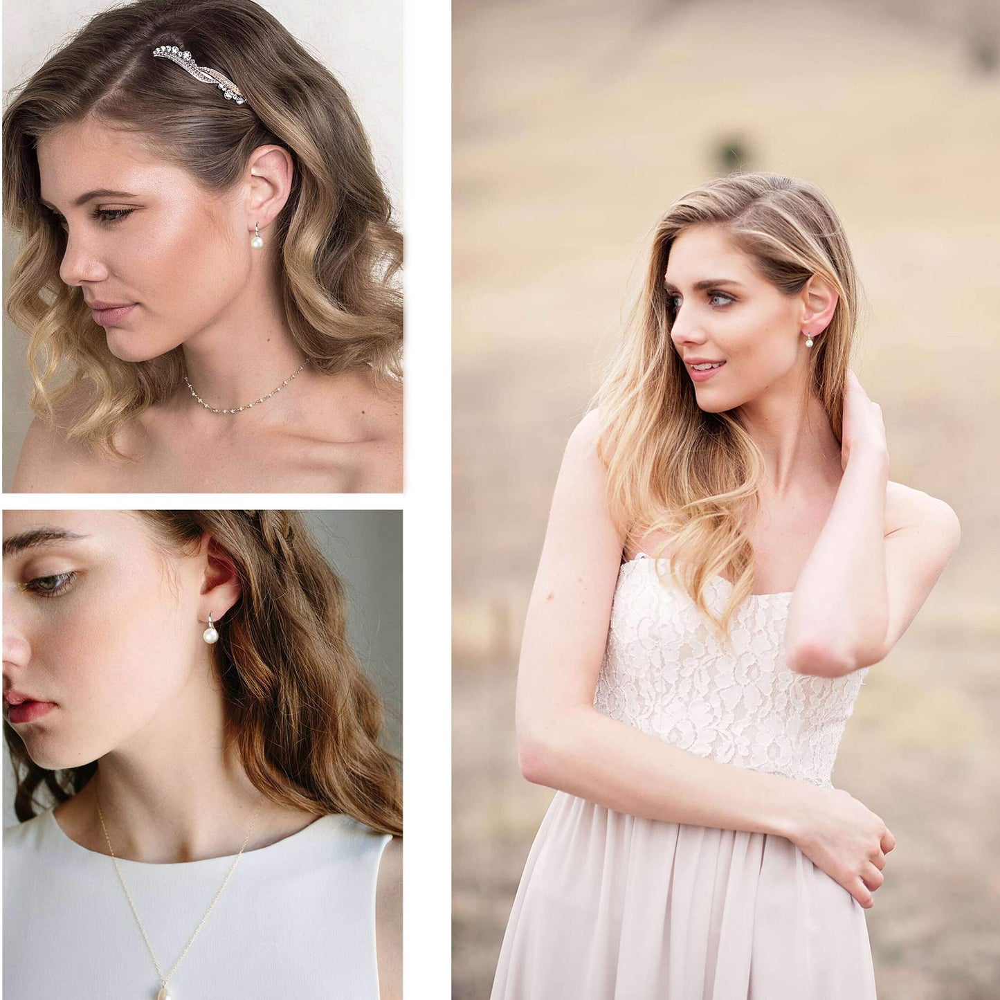 14K Gold Plated Oval Cubic Zirconia Love & Eternity Ring, 5mm Stackable Rings for Women