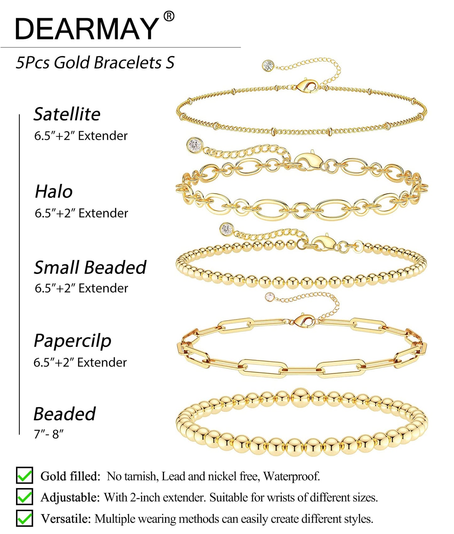 Silver Plated Tennis Bracelet for Women, Cubic Zirconia 7x5mm Oval Gemstones and 2.5mm Round White CZ, 7", Hypoallergenic, Multiple Colors