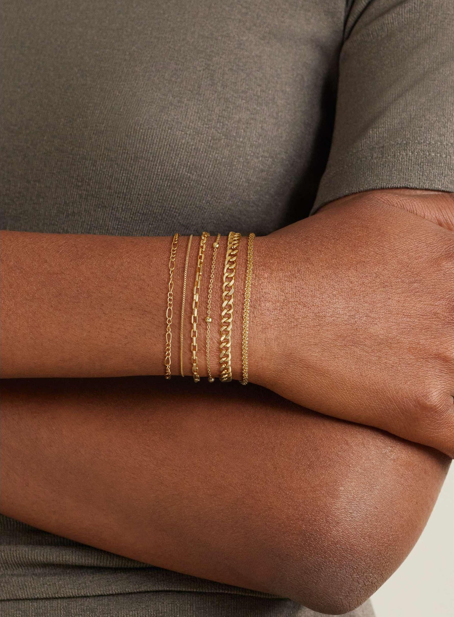 Bohemian Bracelet Set for Women, 6 Stackable Multi-Color Stretch Bracelets, Dainty Boho Hippie Jewelry